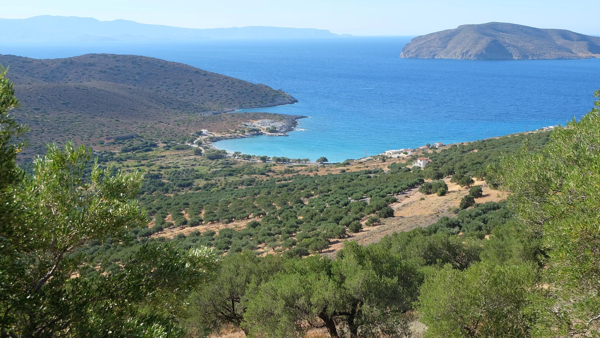 2 - venda terreno vista de mar kavousi creta grécia