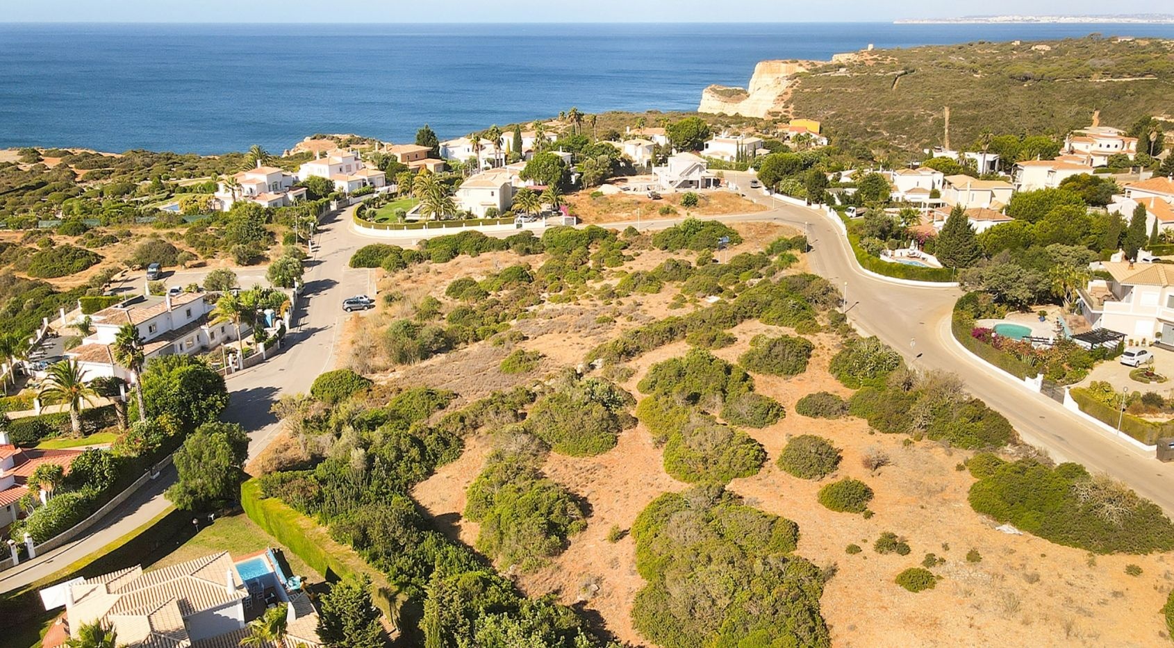 2 - venda terreno vista de mar lagoa algarve portugal
