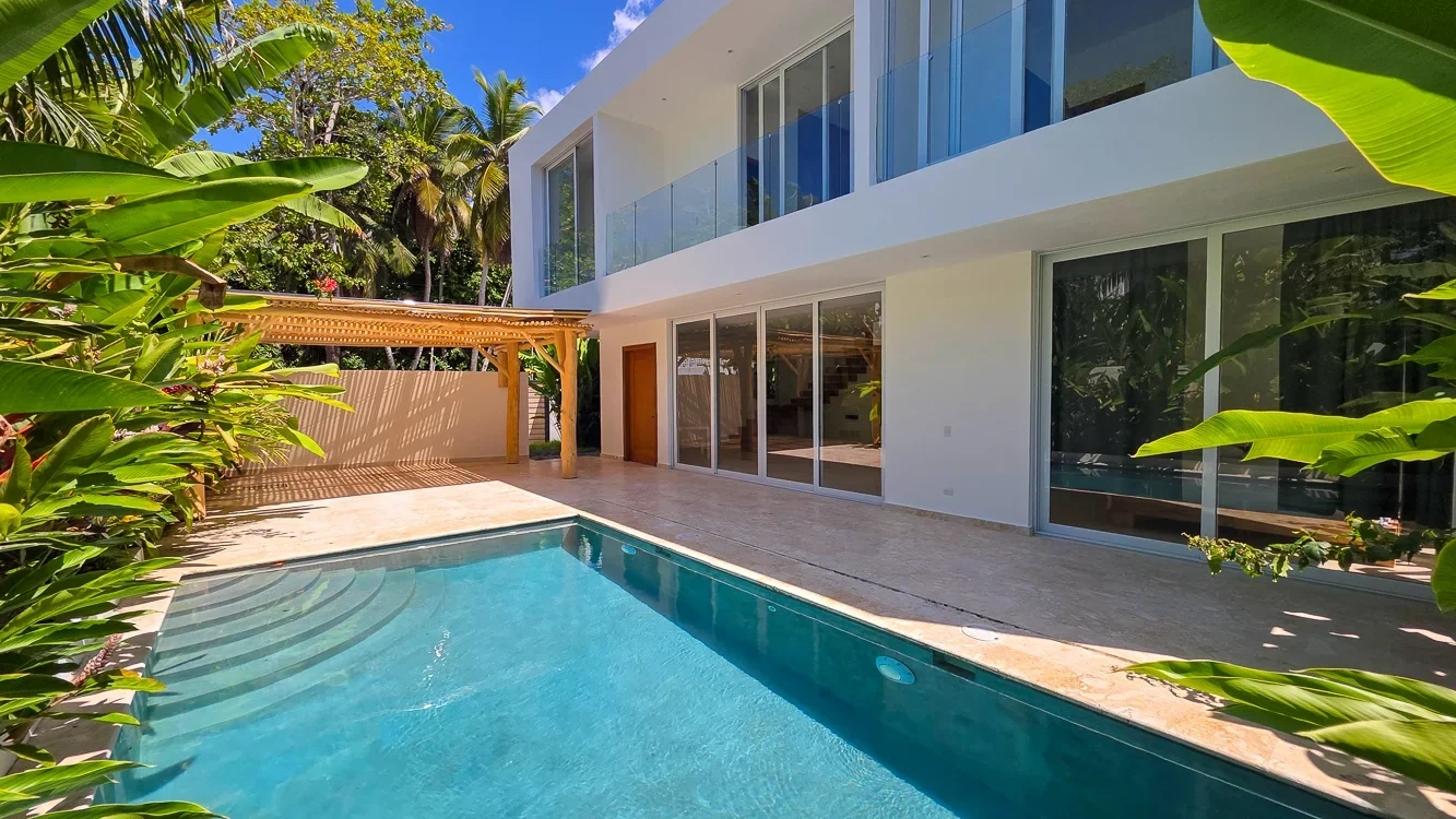1 - verkoop huis strand to voet las terrenas dominican republic caribische eilanden