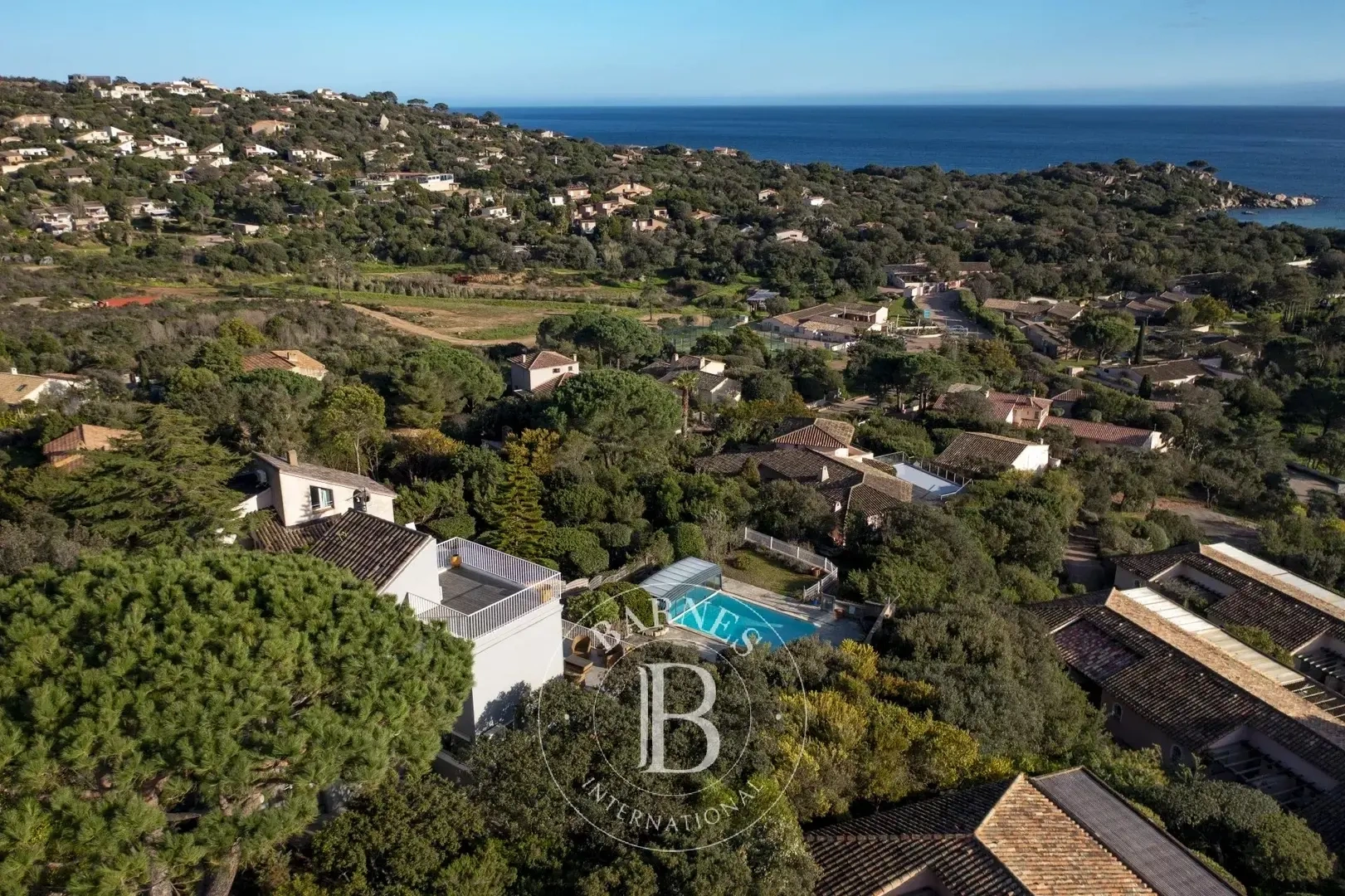 2 - sea view house for sale in porto-vecchio corsica (south) france