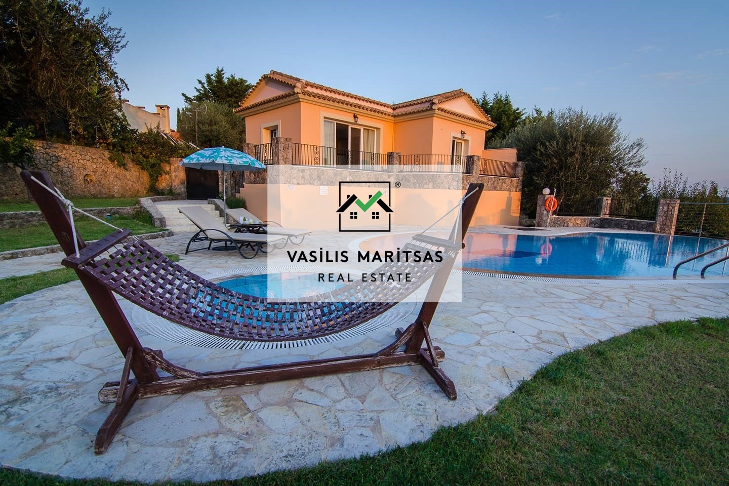 1 - vente maison plage à pied corfu îles ioniennes grèce
