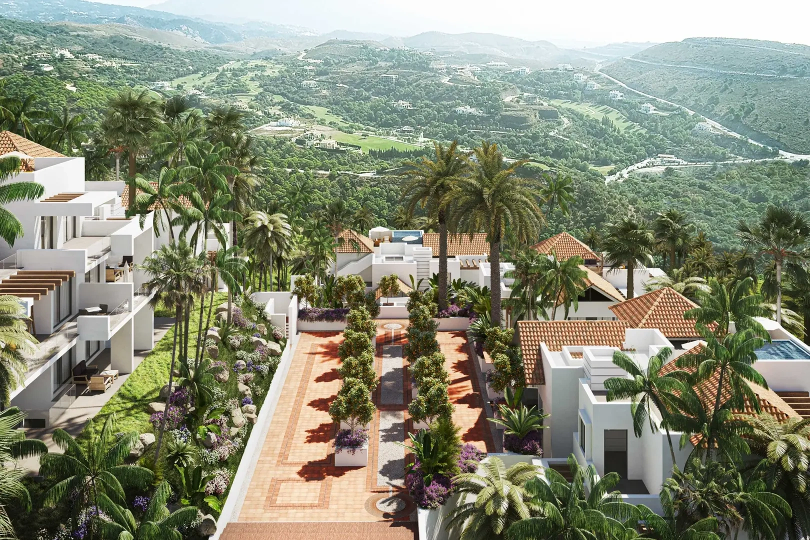 1 - venda apartamento vista de mar benahavis - costa del sol andaluzia espanha