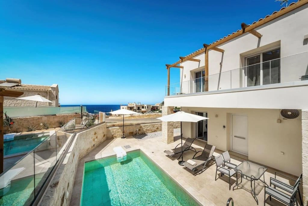 2 - sea view house for sale in pánormos crete greece