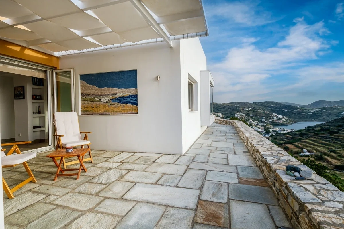 1 - verkauf haus meerblick syros - kykladen südliche ägäis griechenland