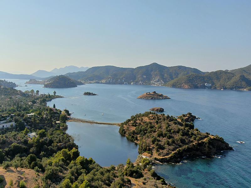 2 - vente terrain vue mer poros attique grèce