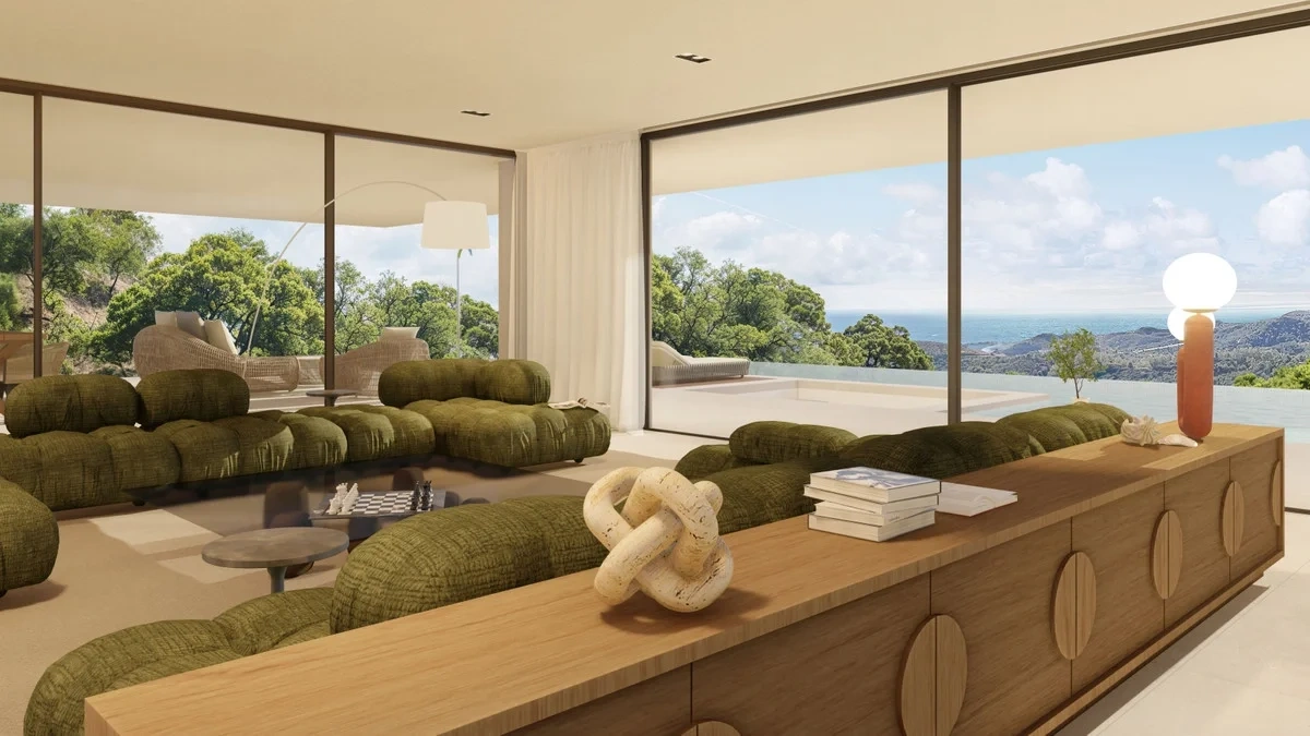 2 - verkoop huis uitzicht op zee benahavis - costa del sol andalusië spanje