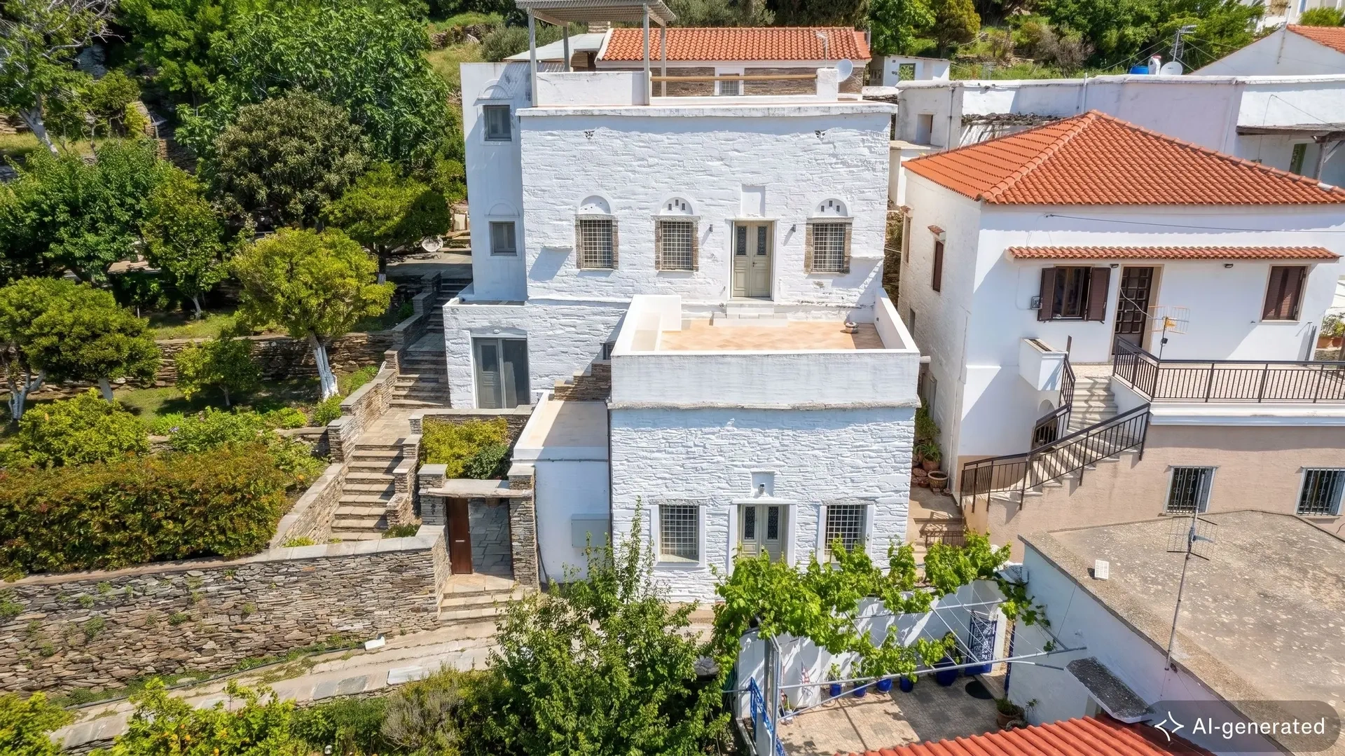 1 - verkauf haus andros - kykladen südliche ägäis griechenland