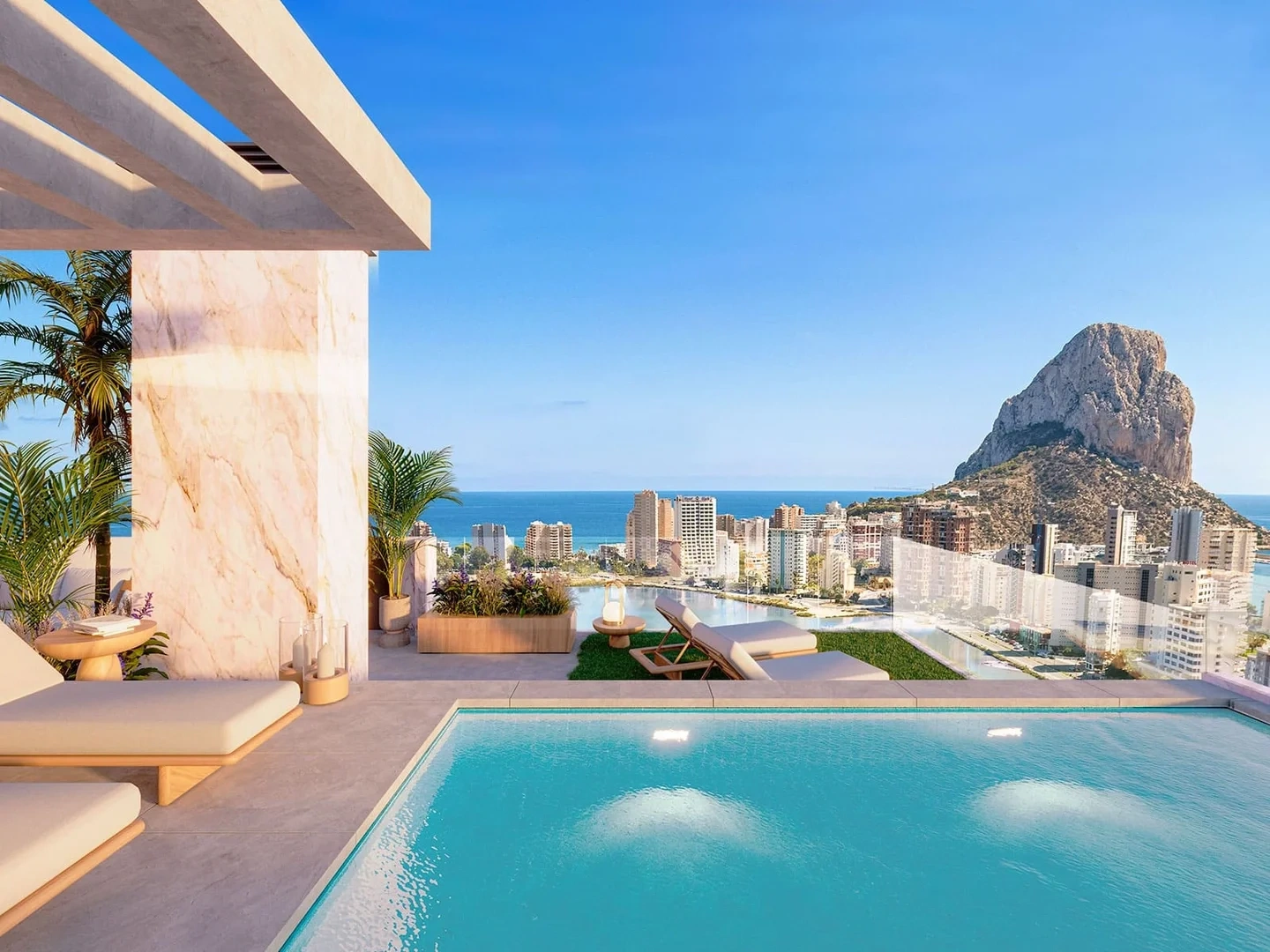 1 - продажа квартира вид моря calpe - costa blanca валенсия испания