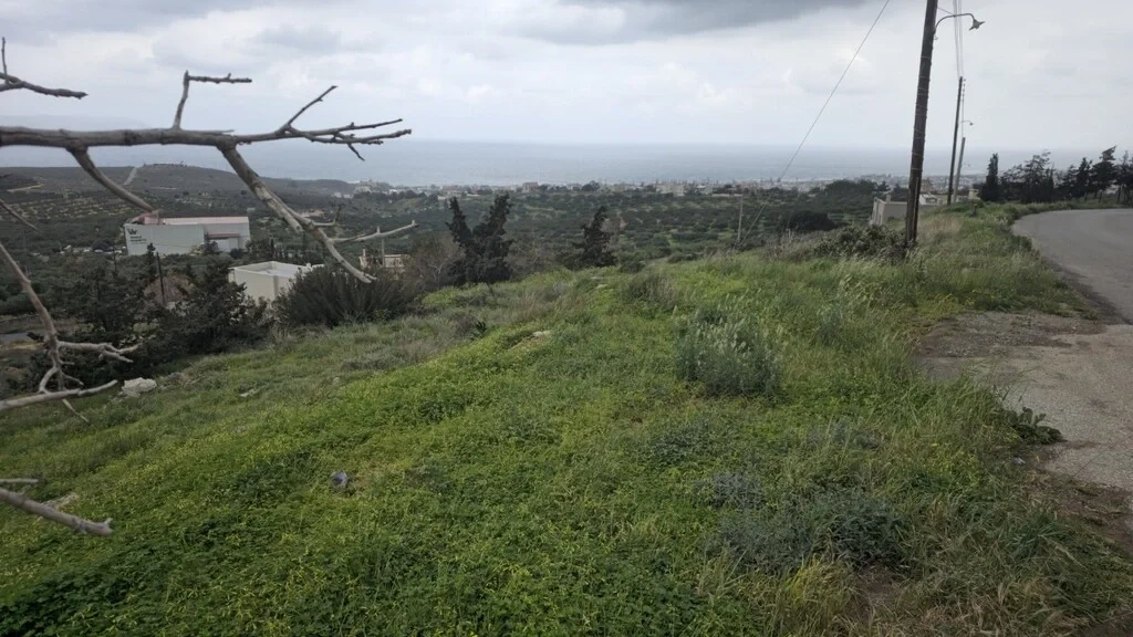 2 - vente terrain vue mer vathianos kampos crète grèce