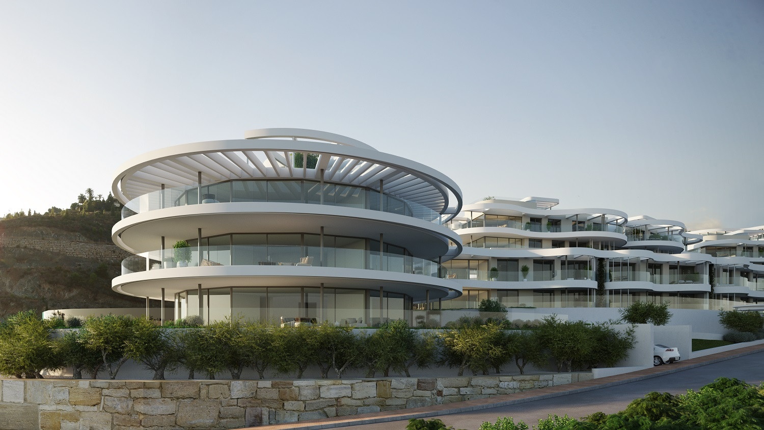 Apartamento vista al mar con piscina