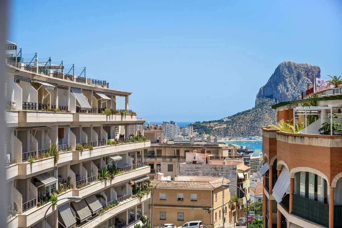 1 - venta apartamento vista al mar calpe - costa blanca comunidad valenciana españa