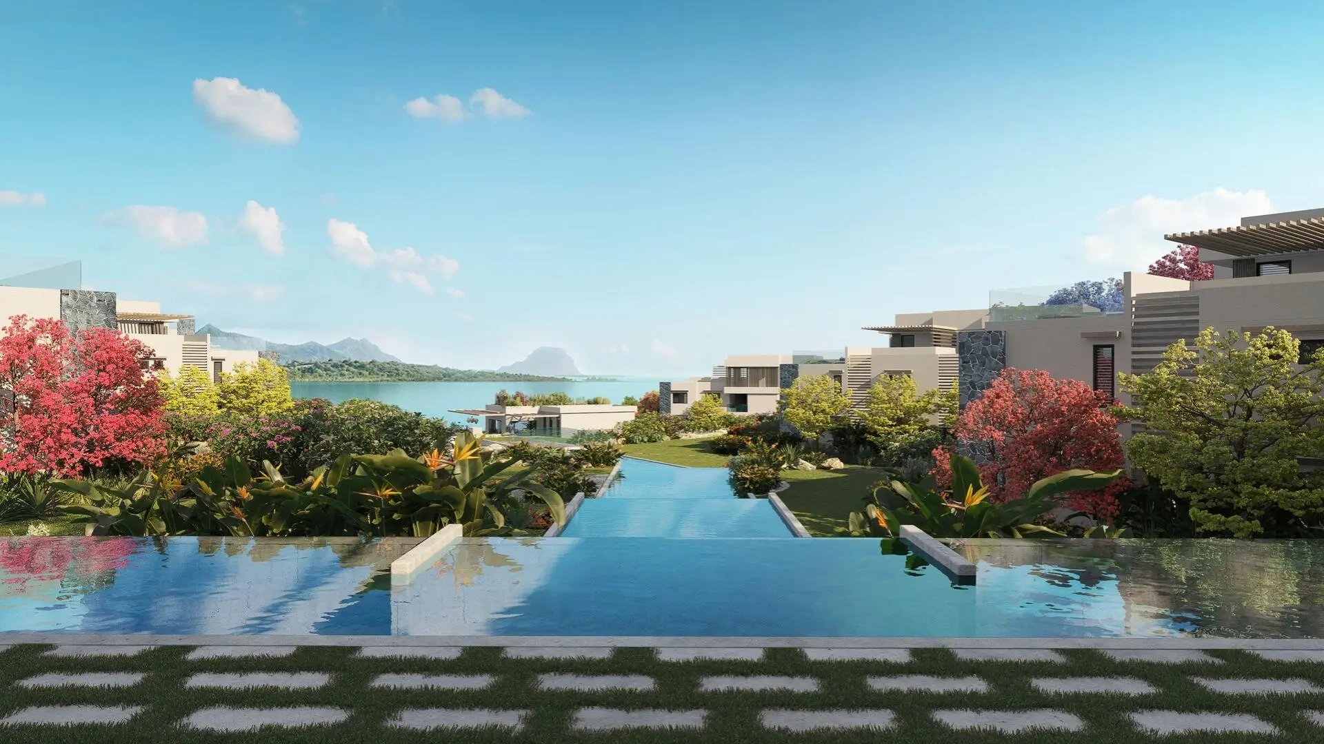 1 - waterfront apartment for sale in black river rivière noire mauritius