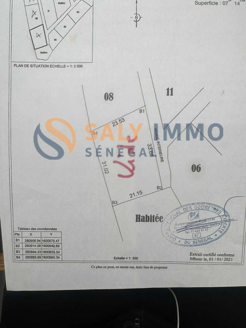 2 - venda terreno ngaring thiès senegal