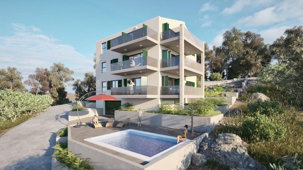 2 - vente appartement vue mer rogoznica šibenik-knin croatie