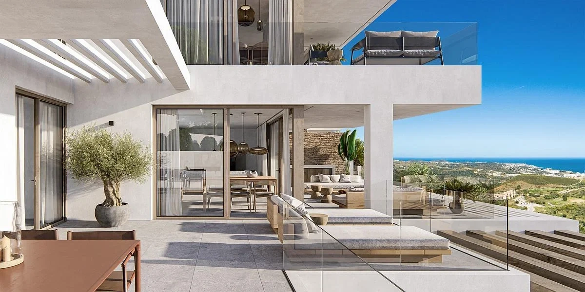 2 - verkoop appartement uitzicht op zee la cala de mijas andalusië spanje