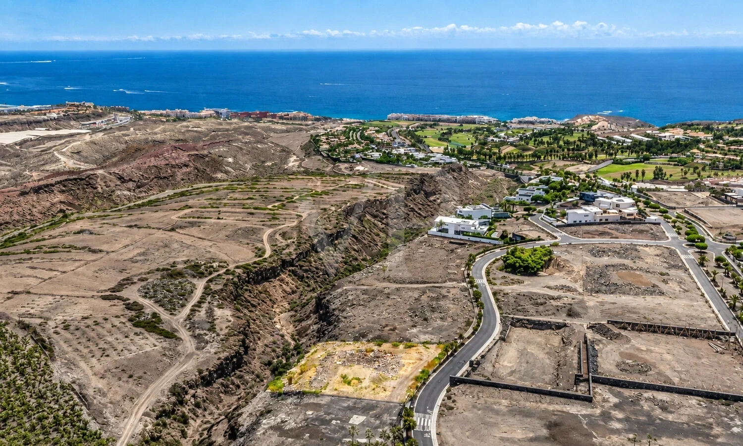 2 - vente terrain vue mer adeje ténérife - canaries espagne
