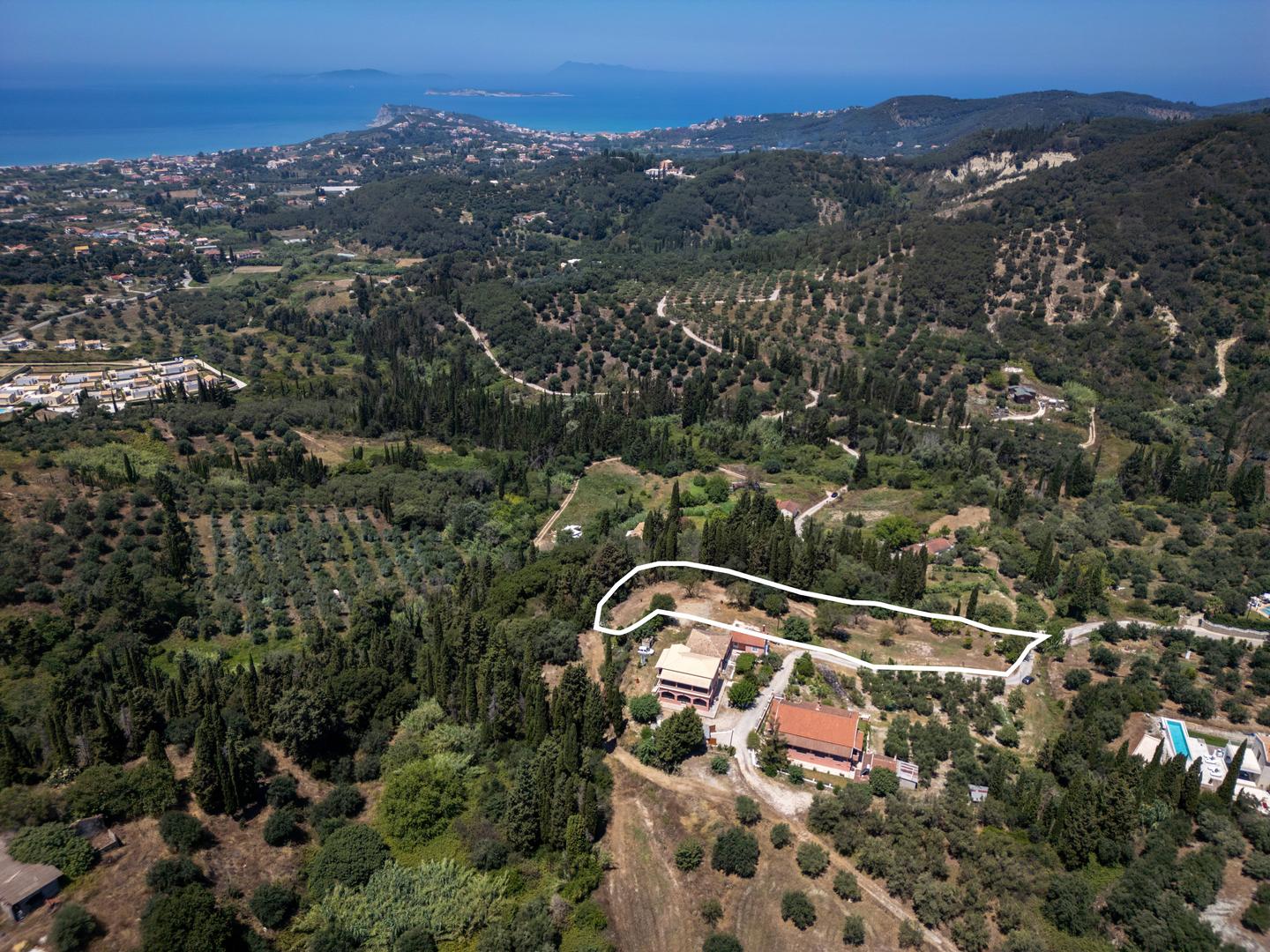 2 - sea view plot of land for sale in kavvadádes ionian islands greece