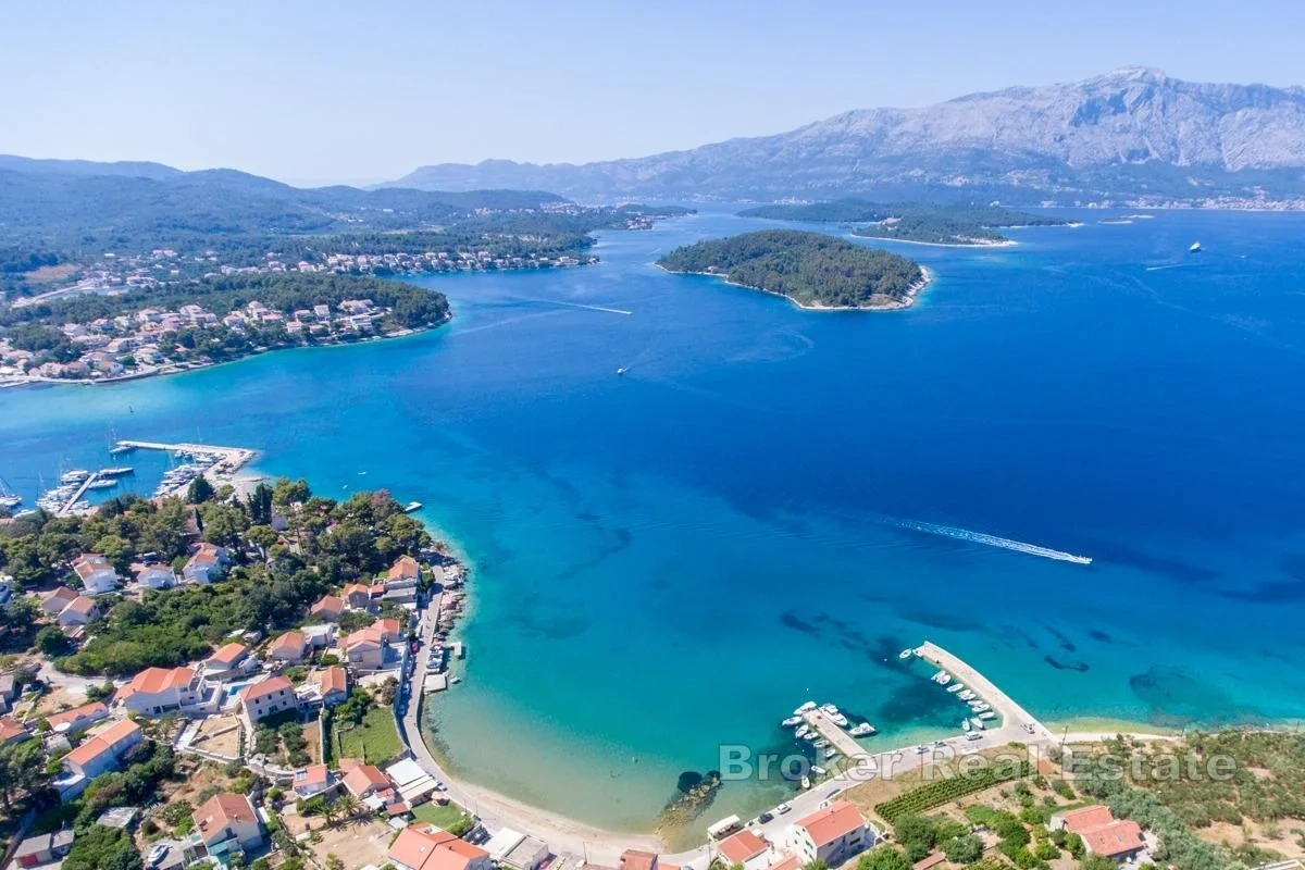 1 - vente terrain vue mer korčula dubrovnik-neretva croatie