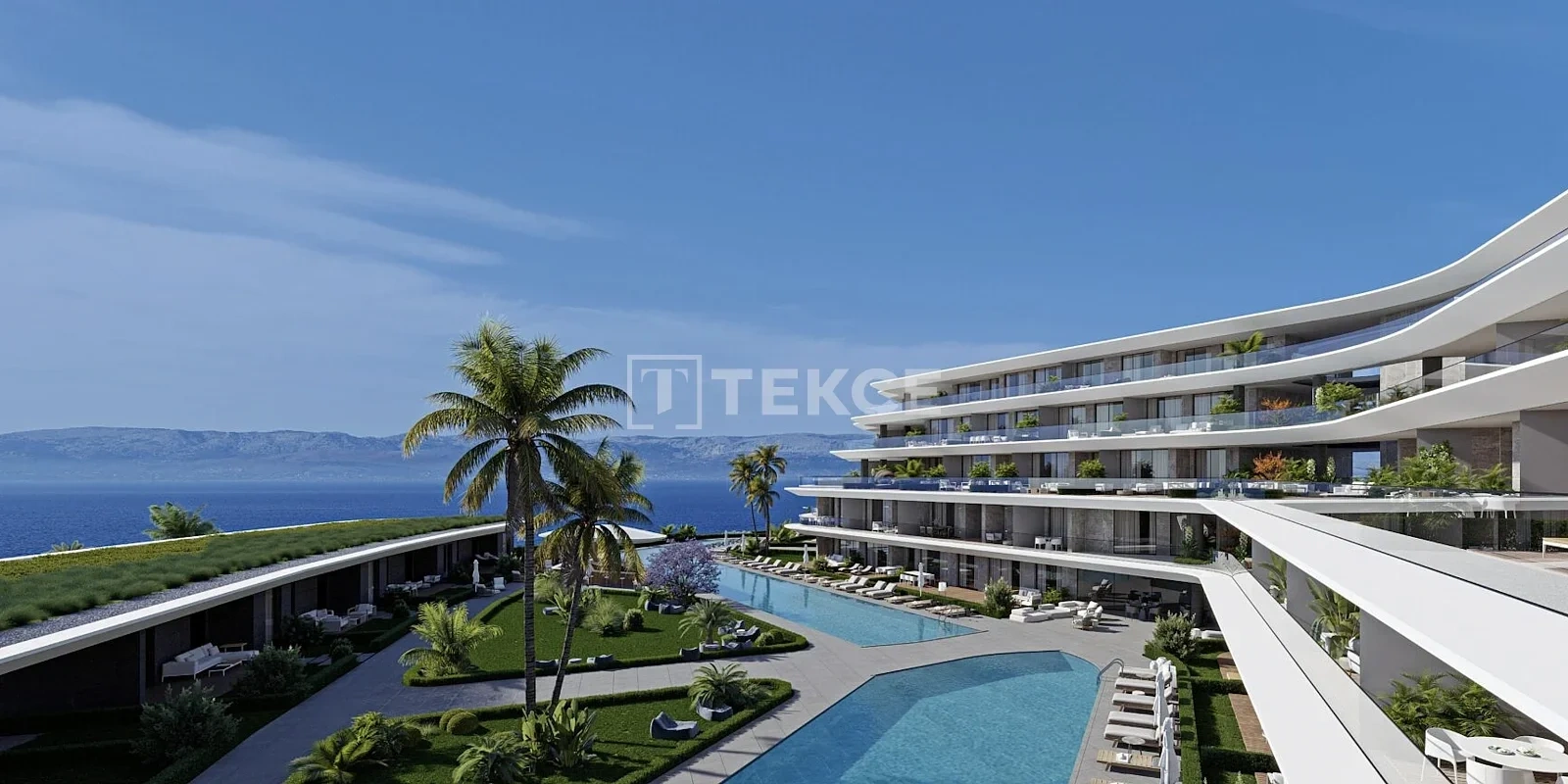 1 - продажа квартира ноги в воде cesme i̇zmir турция