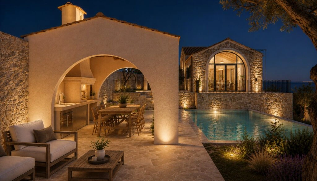 1 - vente villa vue mer corfu îles ioniennes grèce
