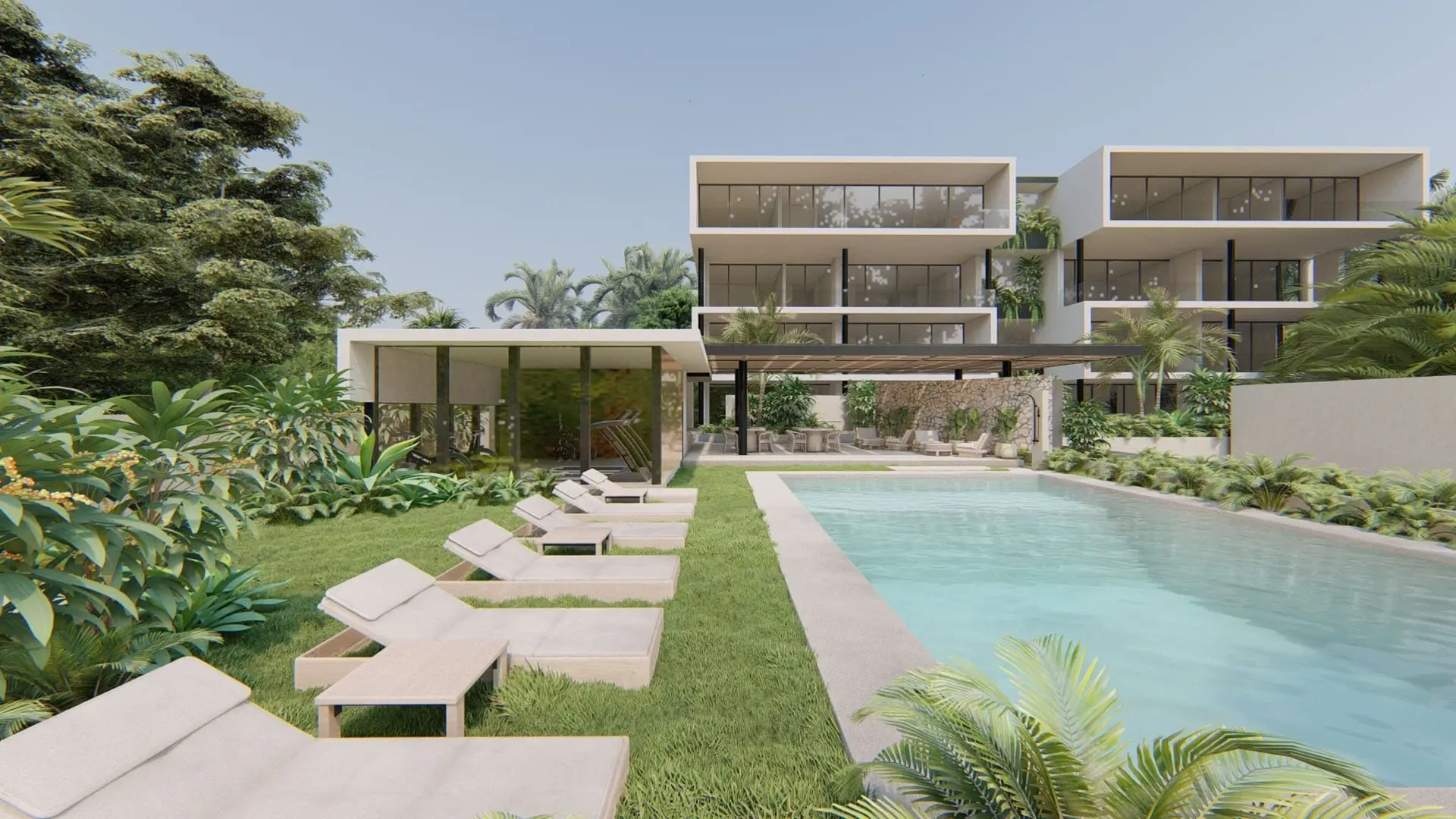 2 - vente appartement plage à pied playa del carmen quintana roo mexique