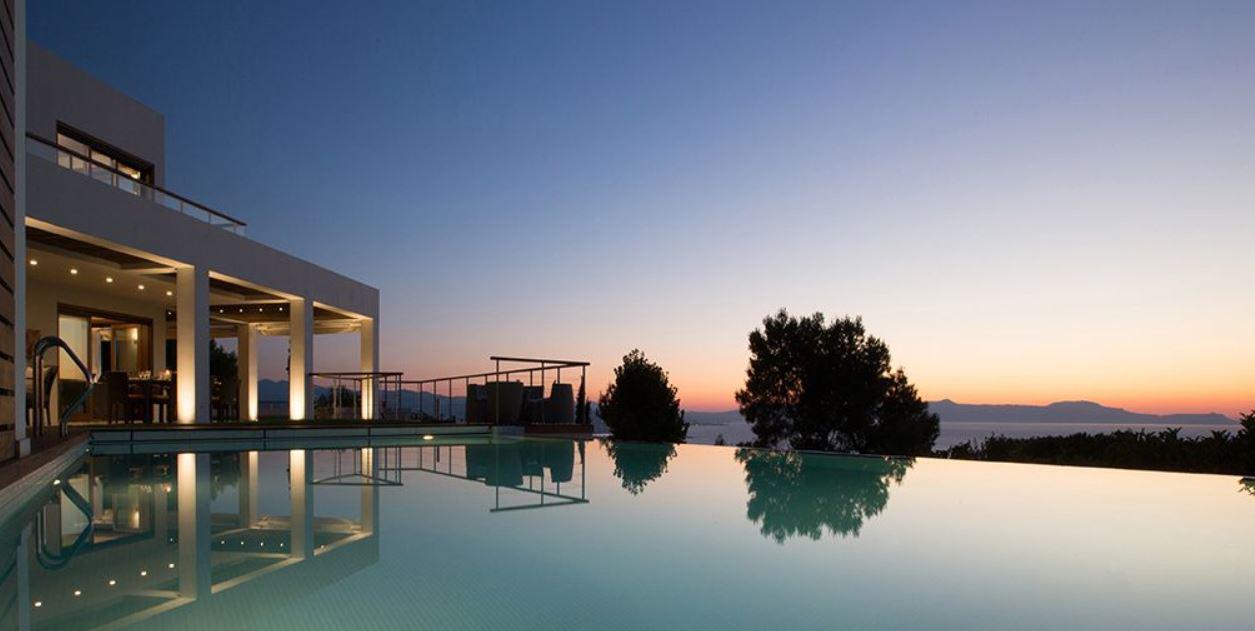 2 - продажа дом вид моря chania крит греция