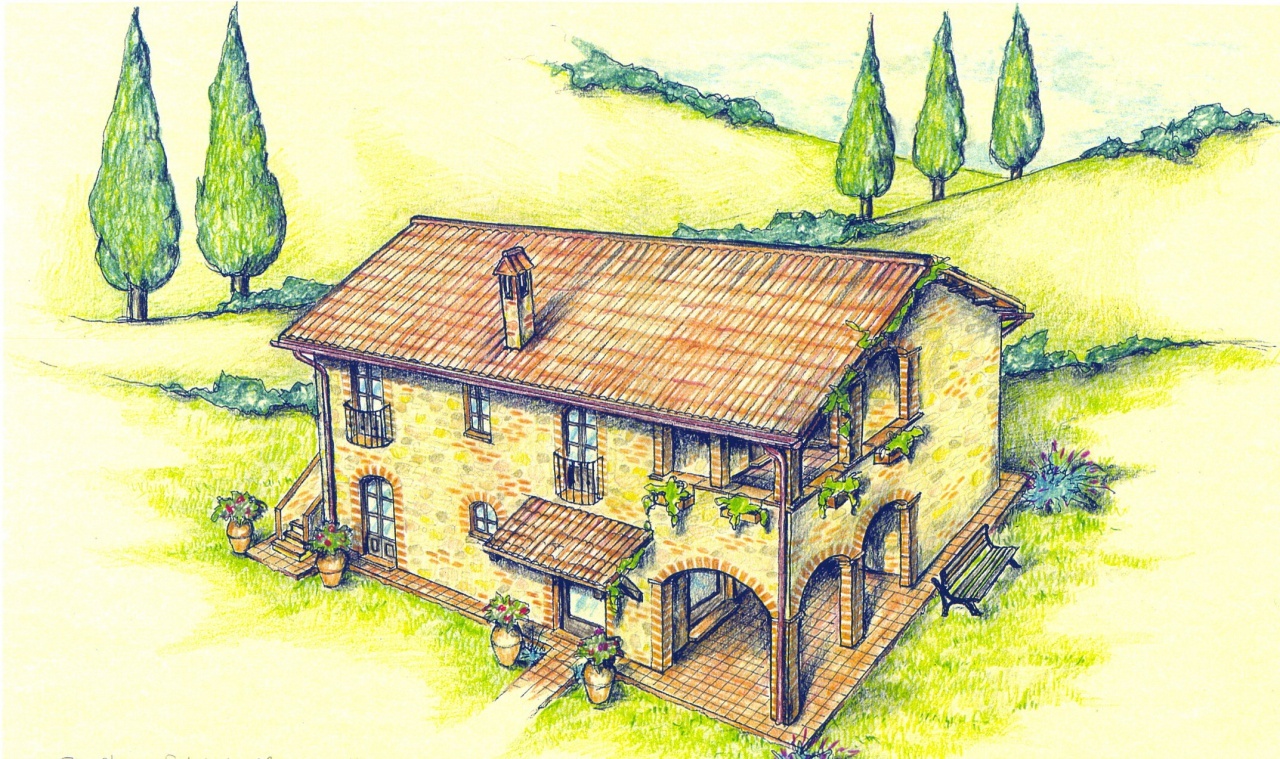 2 - estate for sale in pienza tuscany italy