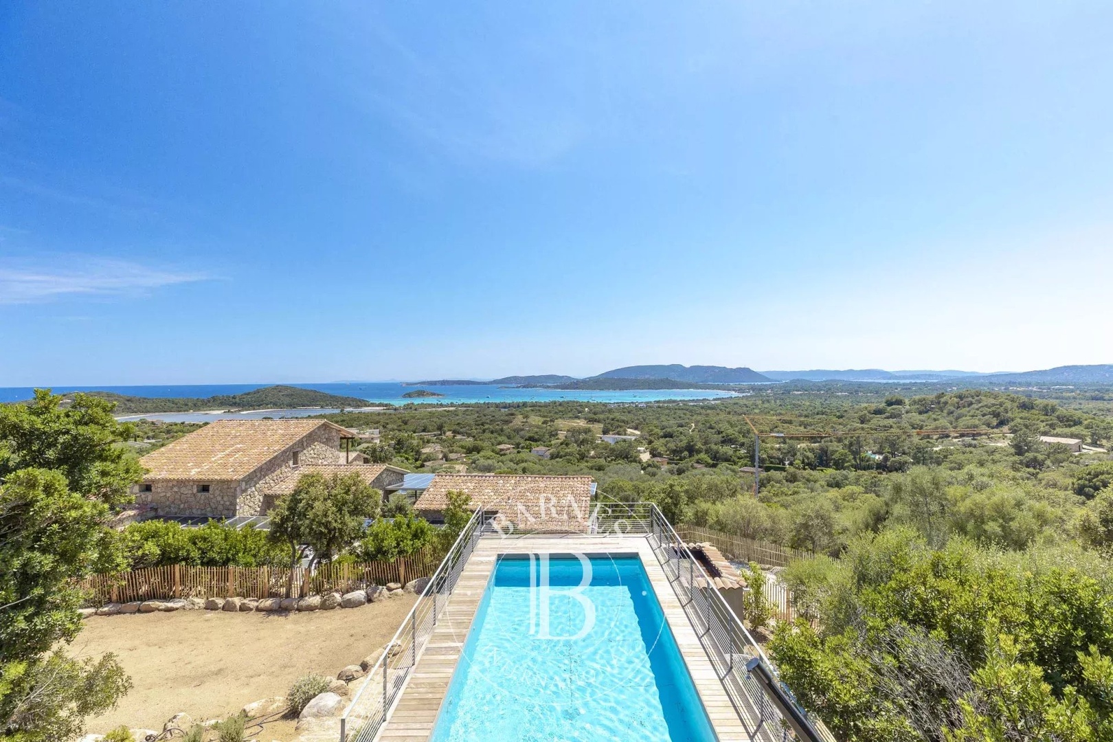 1 - sea view house for vacation rentals in zonza corsica (south) france