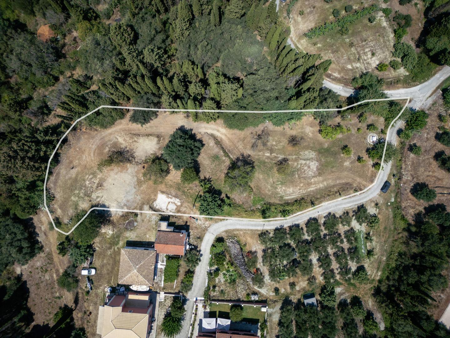 1 - sea view plot of land for sale in kavvadádes ionian islands greece