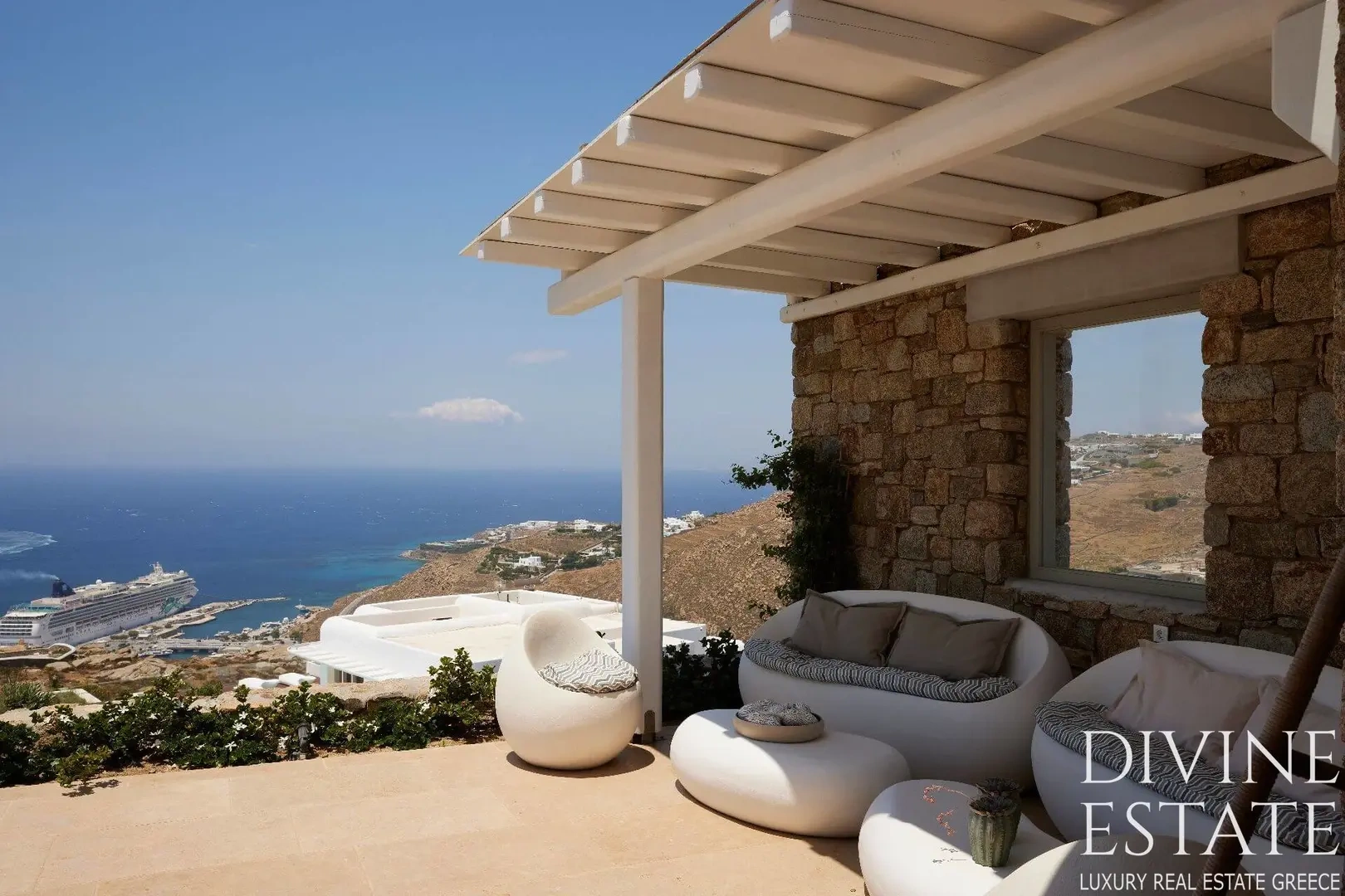 2 - vendita villa vista mare micono - cicladi egeo meridionale grecia