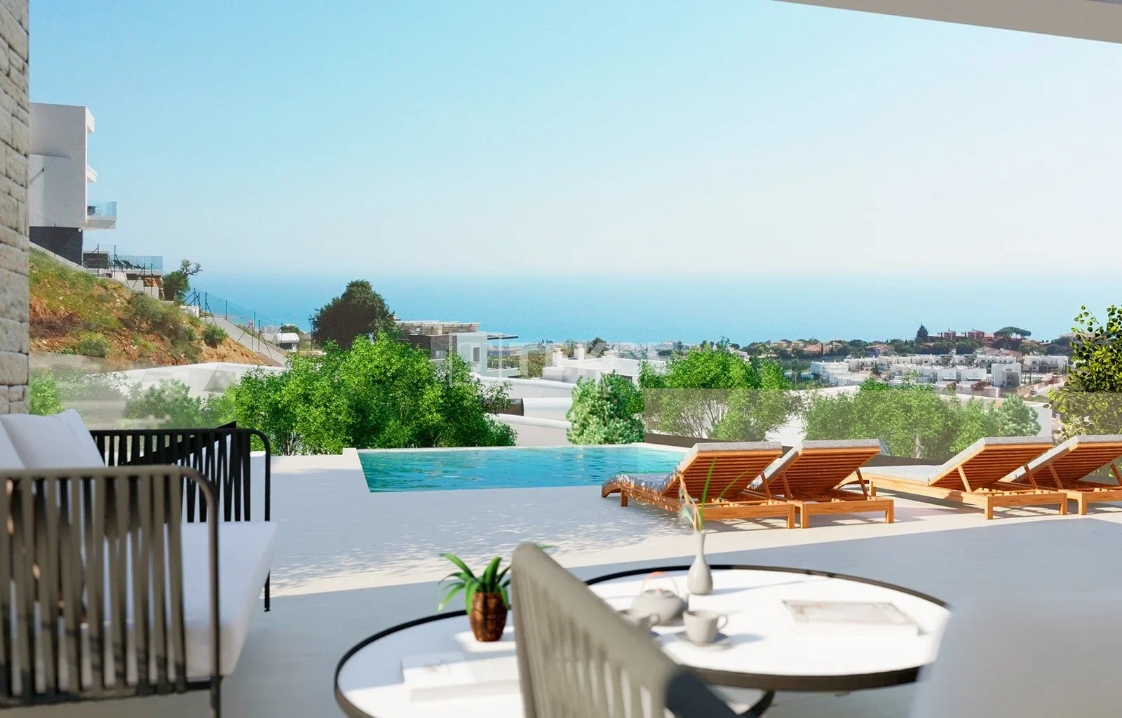 1 - vente maison vue mer mijas andalousie espagne