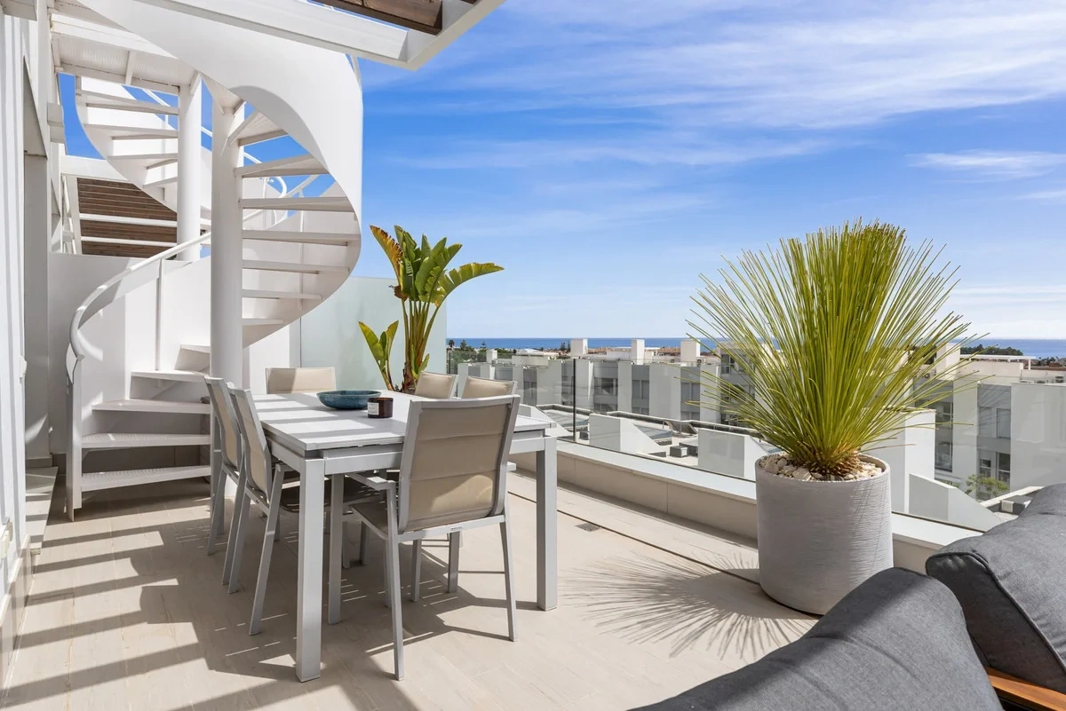 1 - sea view apartment for sale in cancelada - costa del sol andalusia spain