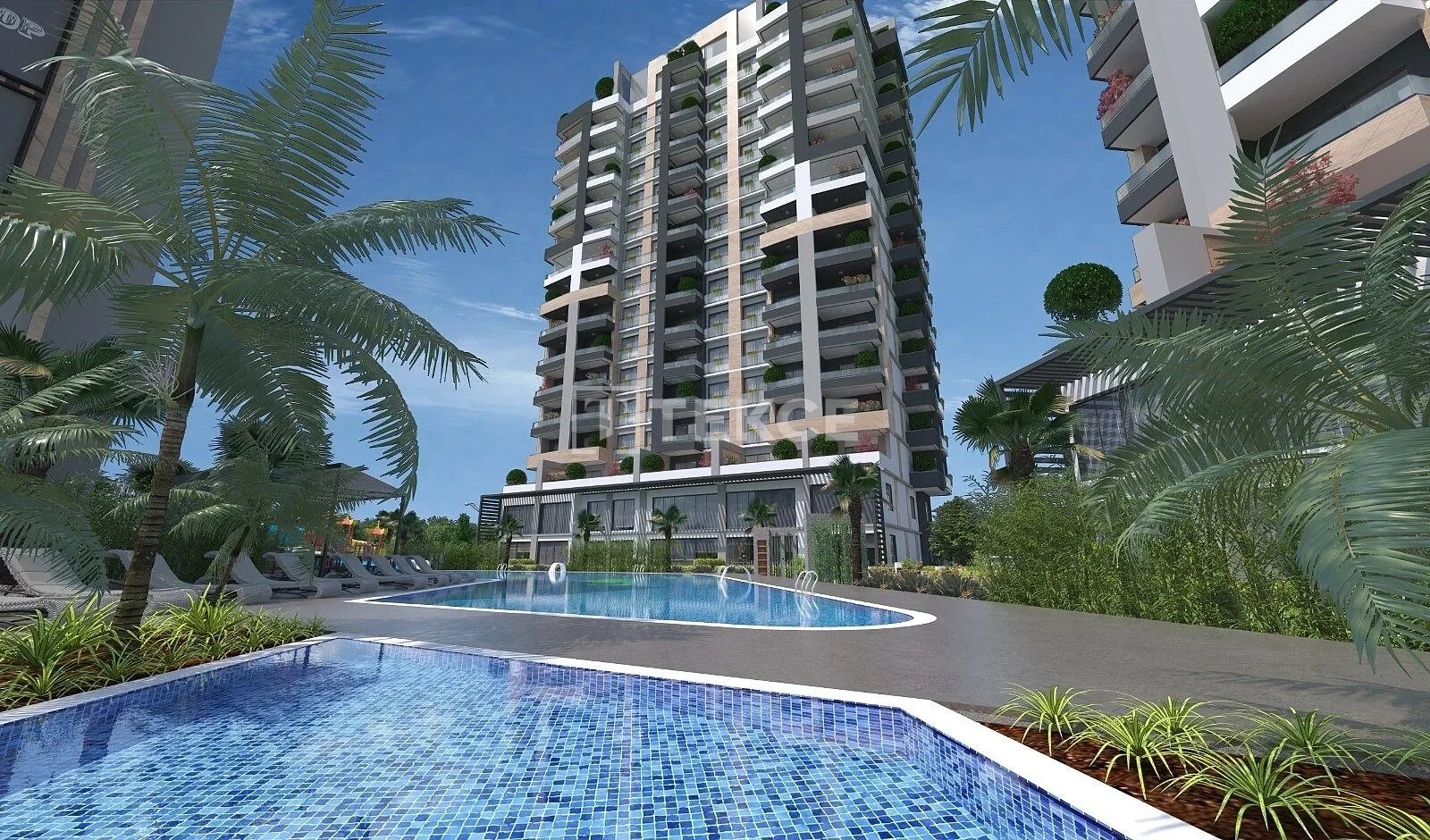 1 - продажа квартира вид моря mezitli mersin турция