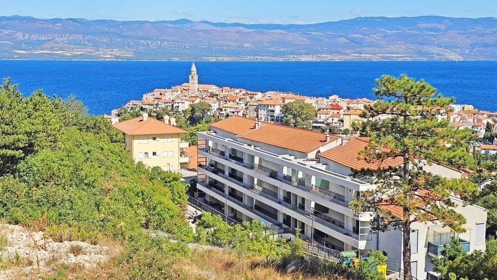 2 - продажа квартира вид моря vrbnik приморско-горанская хорватия