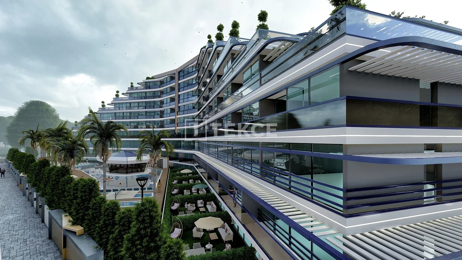 1 - venta apartamento vista al mar aksu antalya turquía