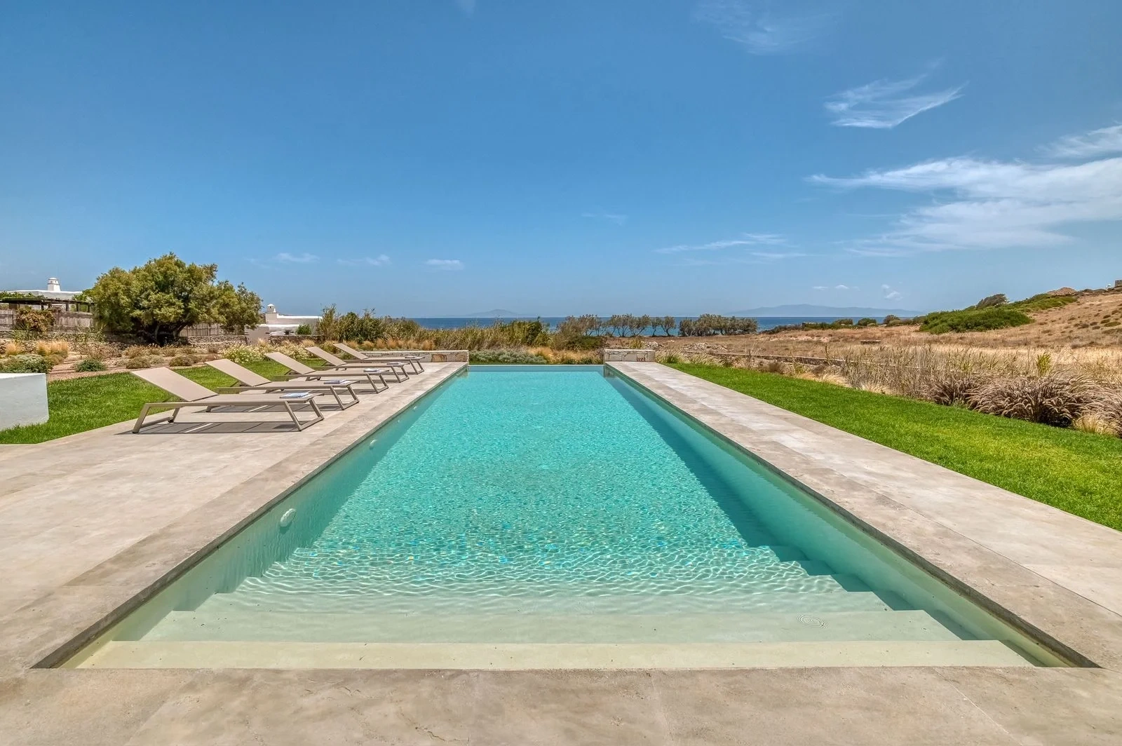 1 - verkoop villa strand to voet paros - cycladen zuid-egeïsche eilanden griekenland