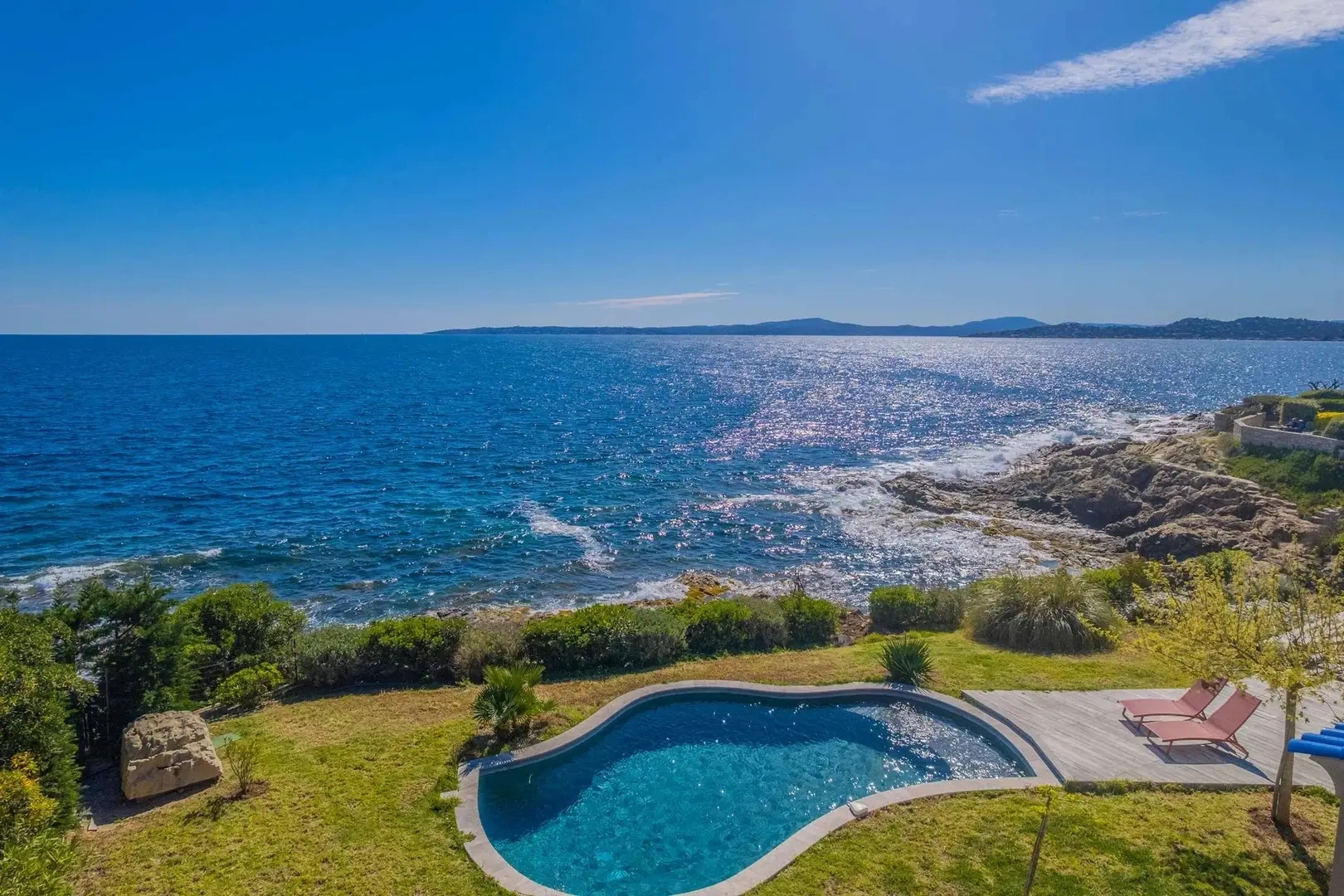 2 - affitto vacanze casa fronte mare les issambres var francia