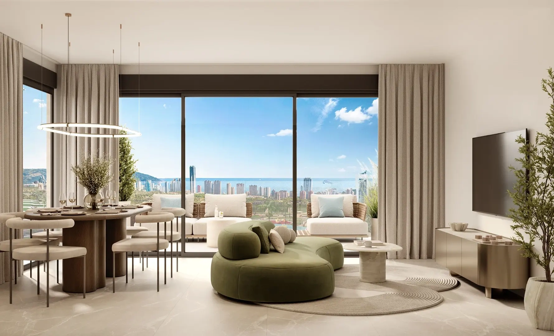1 - venda apartamento vista de mar finestrat - costa blanca comunidade valenciana espanha