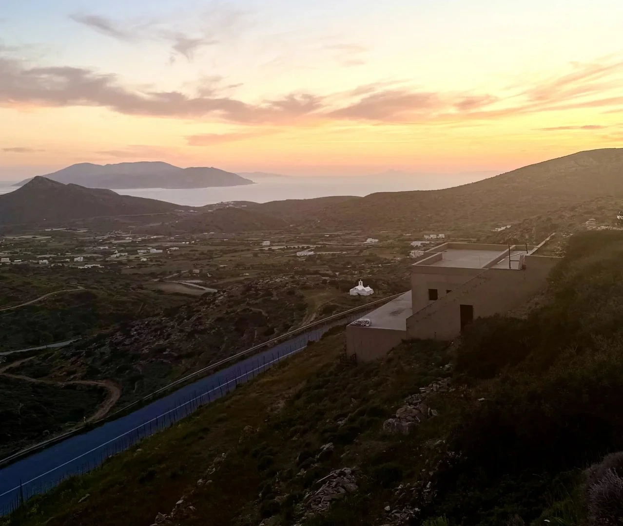 1 - sea view plot of land for sale in ios - cyclades south aegean greece