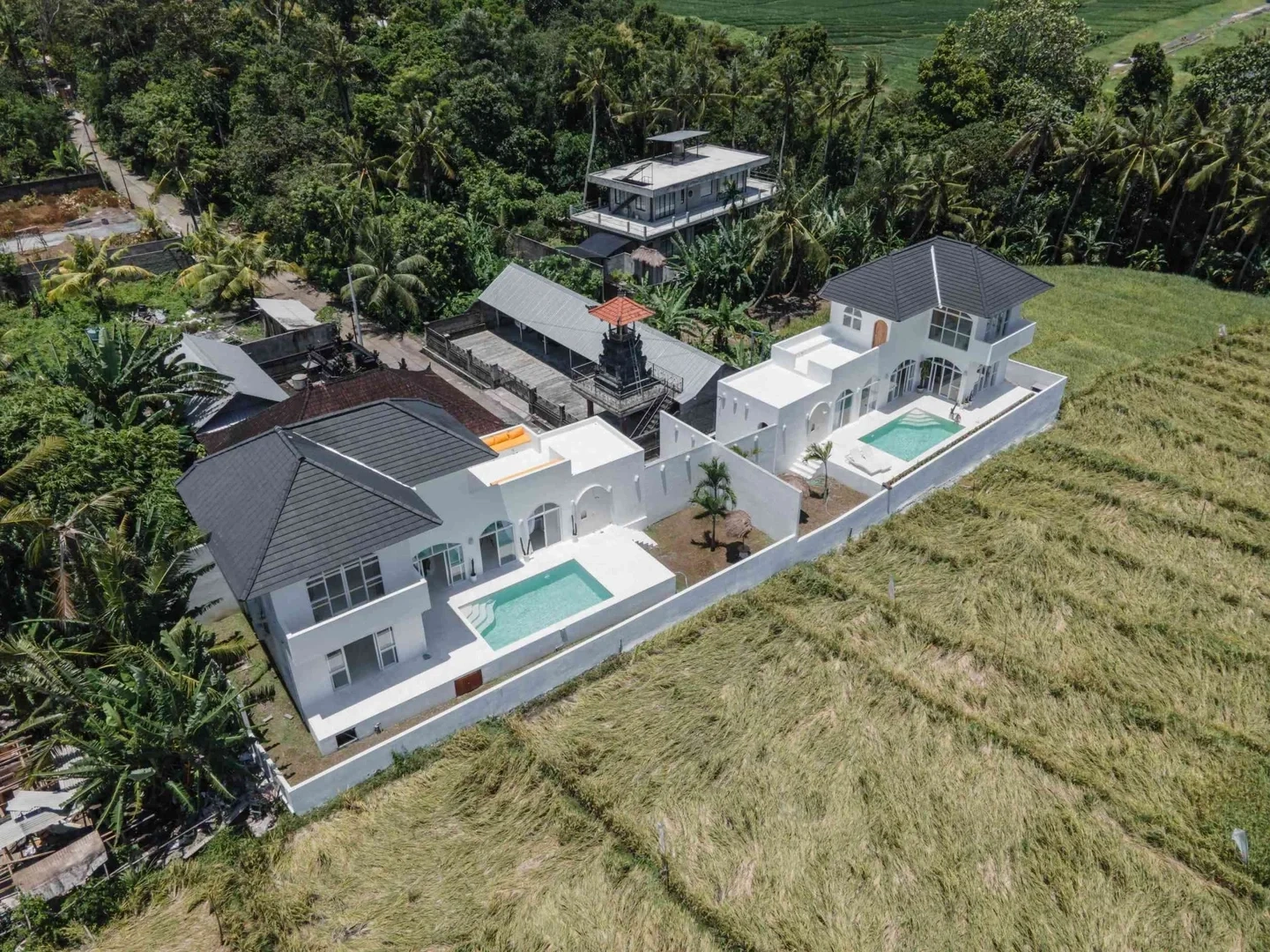 1 - vente villa pieds dans l'eau tabanan bali indonésie