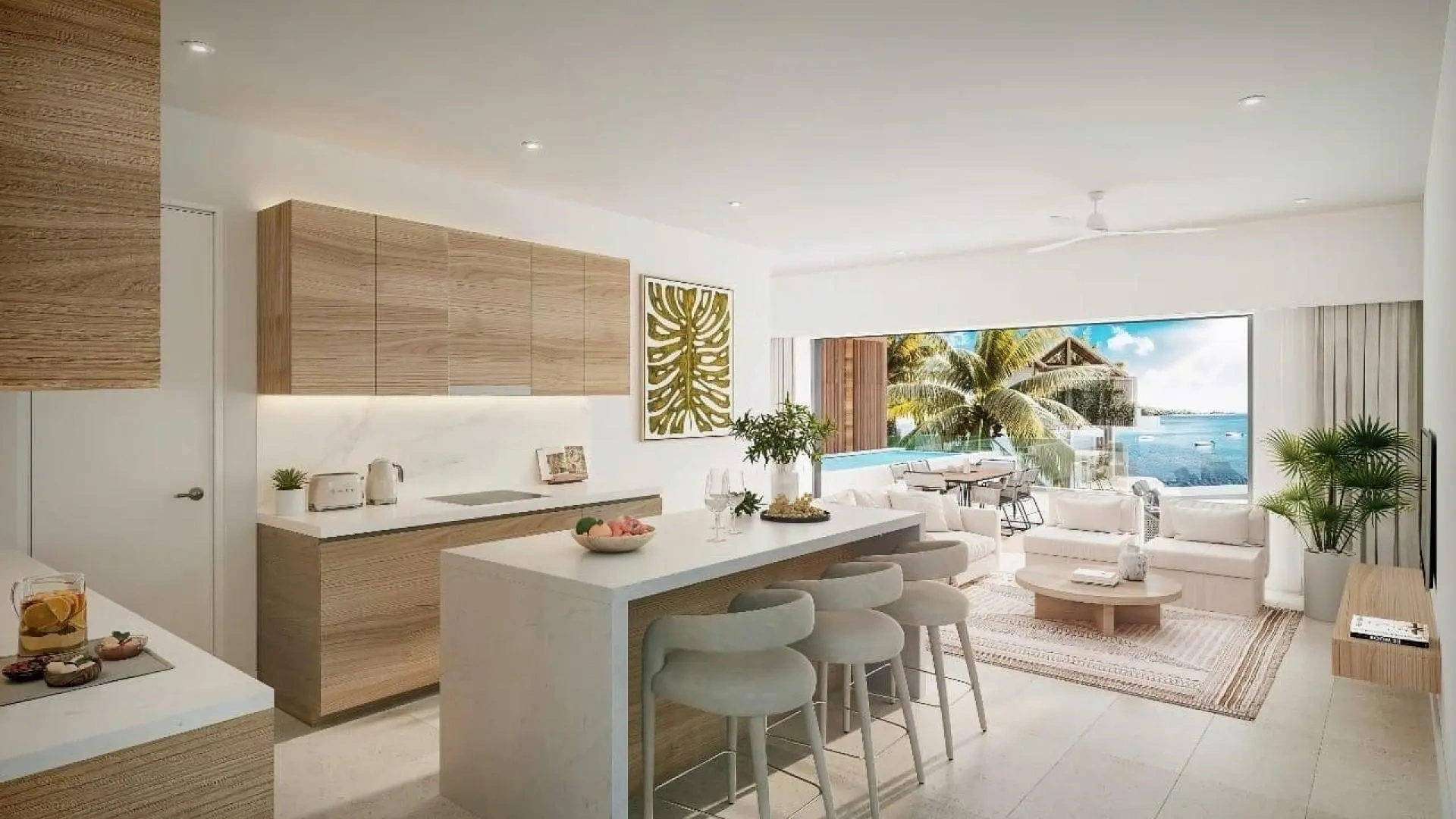 1 - waterfront apartment for sale in black river rivière noire mauritius