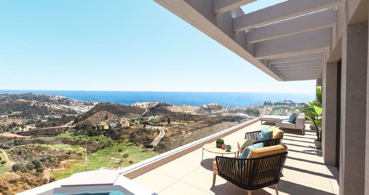 2 - sea view apartment for sale in la cala de mijas andalusia spain