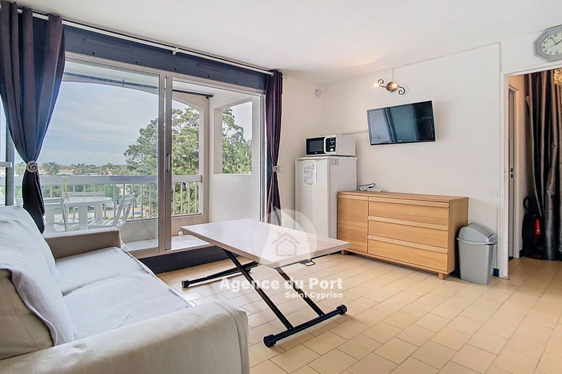 1 - vente appartement plage à pied saint-cyprien pyrénées-orientales france