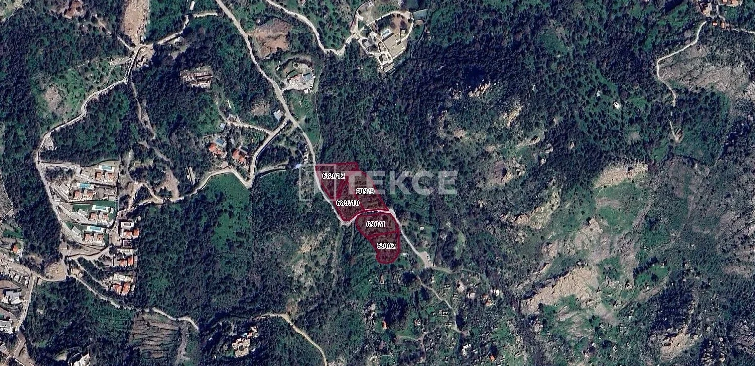 1 - sea view plot of land for sale in bodrum muğla turkey