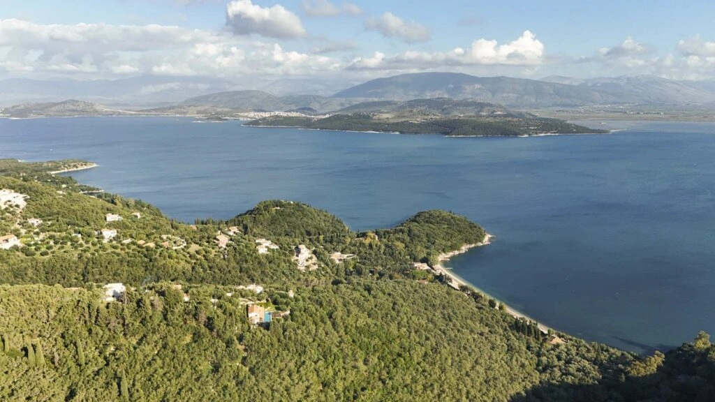 1 - vente terrain vue mer corfu îles ioniennes grèce