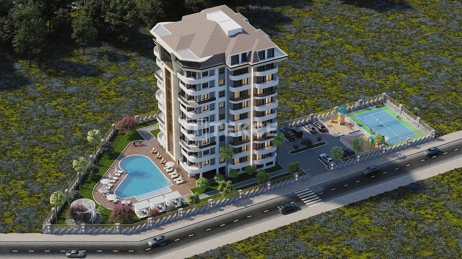 1 - продажа квартира вид моря alanya antalya турция