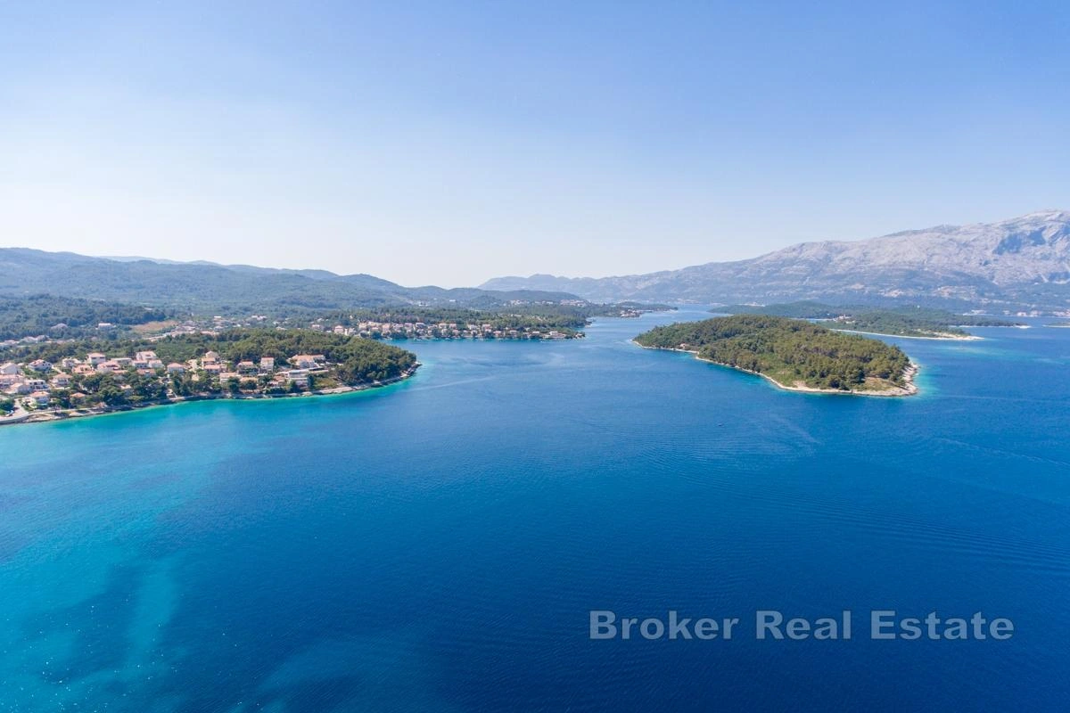2 - vente terrain vue mer korčula dubrovnik-neretva croatie