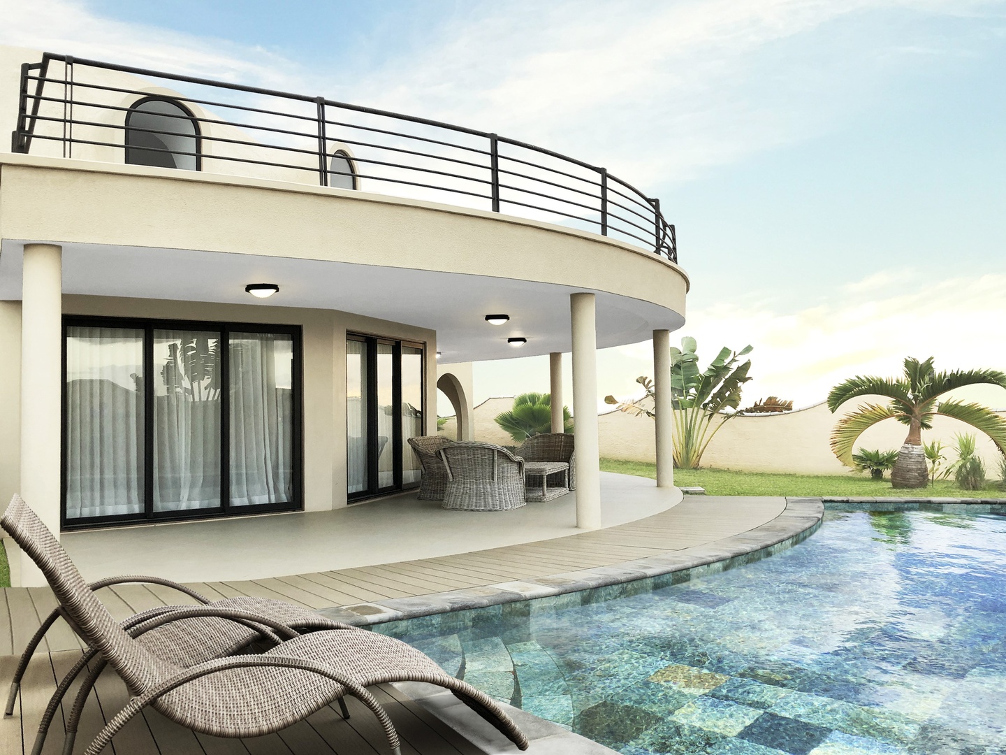 1 - sea view house for sale in albion rivière noire mauritius