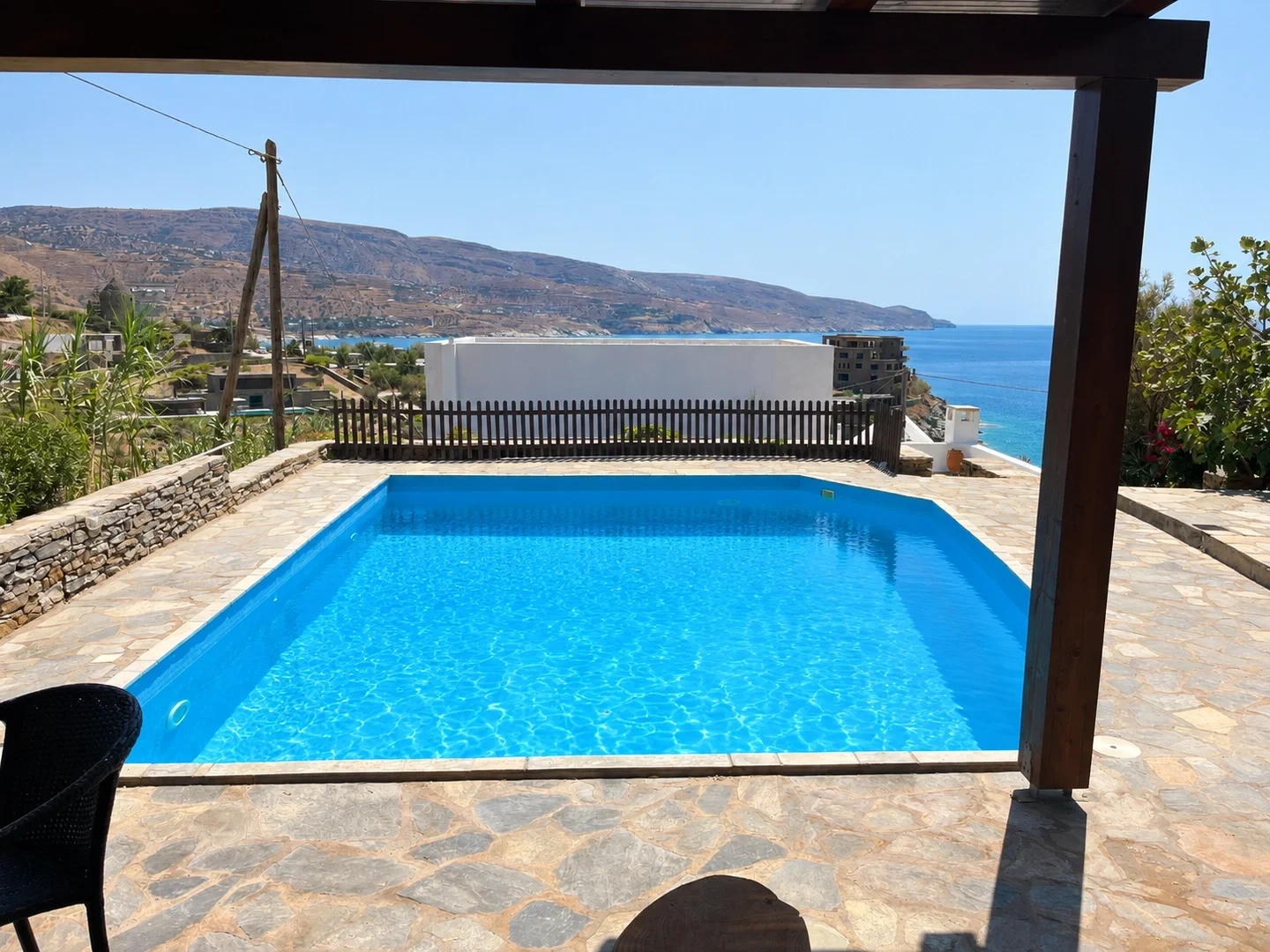 2 - vente villa vue mer kéa - cyclades egée méridionale grèce