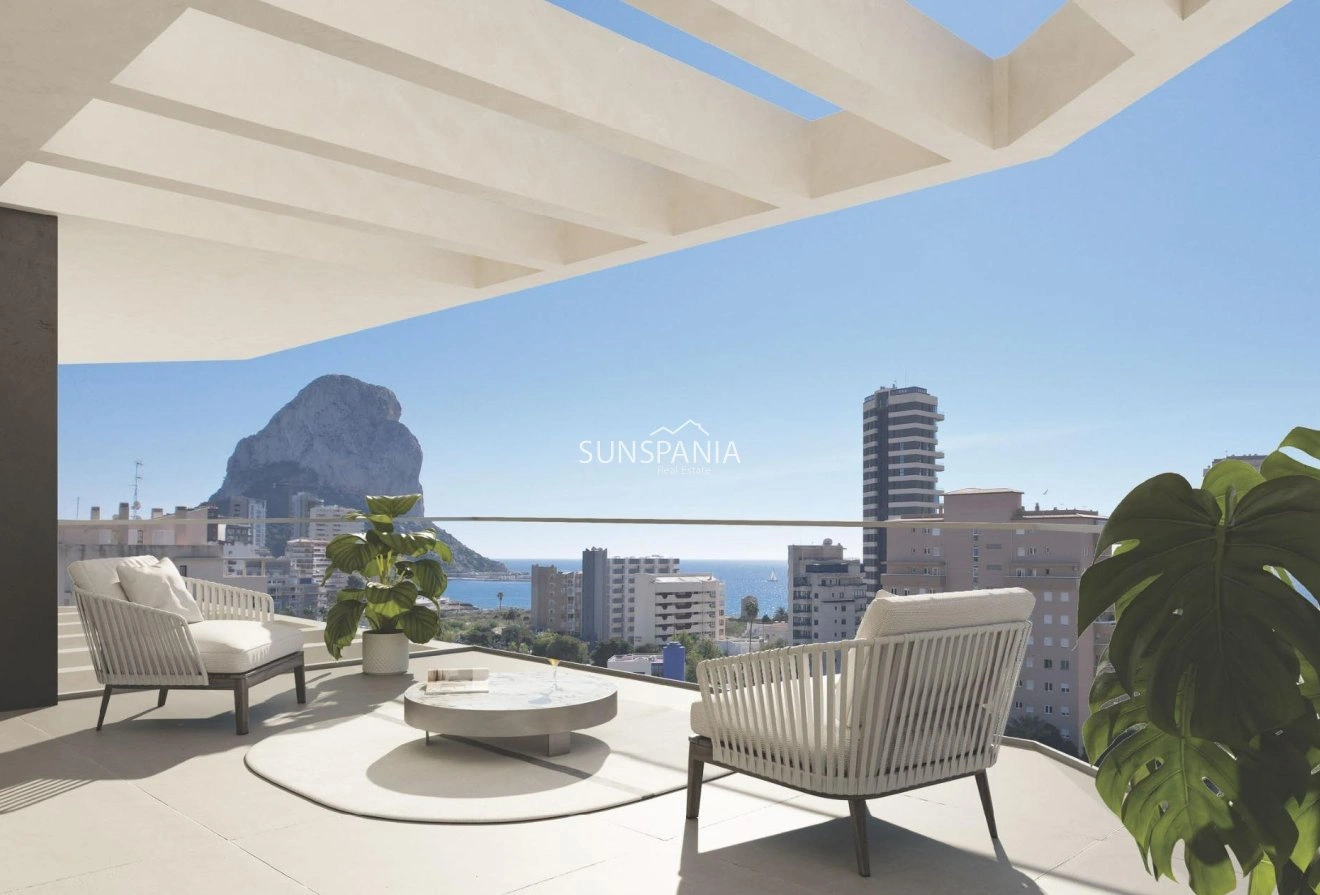 1 - venda apartamento vista de mar calpe - costa blanca comunidade valenciana espanha
